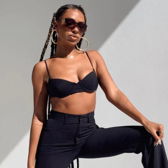 PRINCESS POLLY Elsie Bra Top RAVE FESTIVAL - Picture 1 of 6